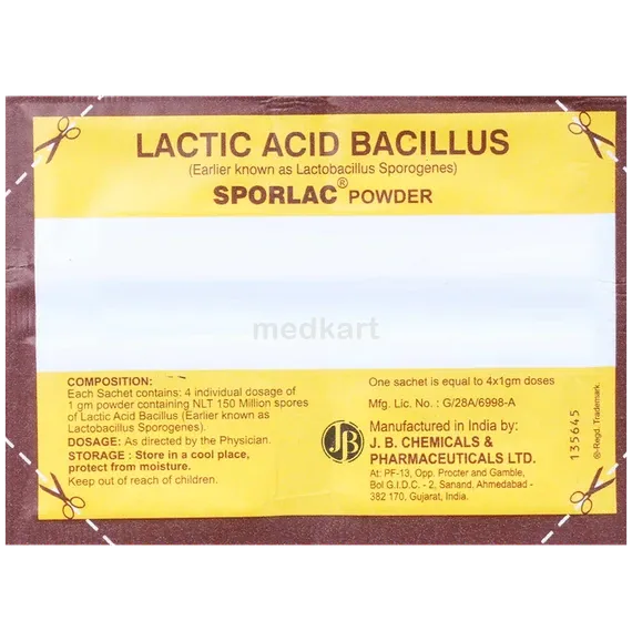 sporlac sachet 4 gm